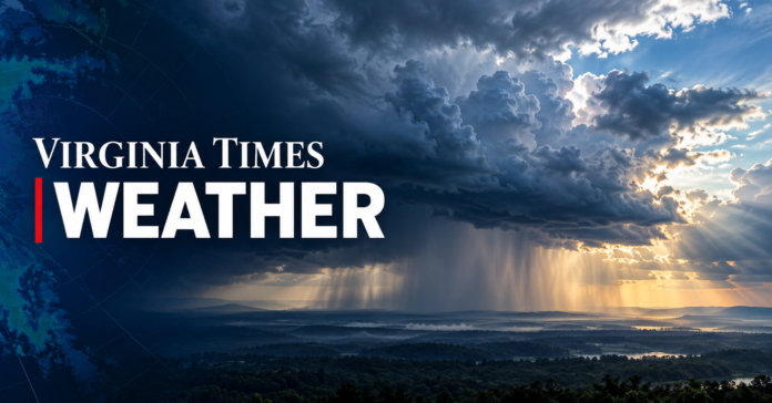 भर्जिनिया टाइम्सको मौसमसम्बन्धी पूर्वनिर्धारित तस्बिर