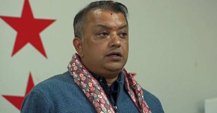 नेपाली काङ्ग्रेस सभापति गगन थापाको फाइल तस्बिर — काङ्ग्रेस केन्द्रीय सदस्य शपथ